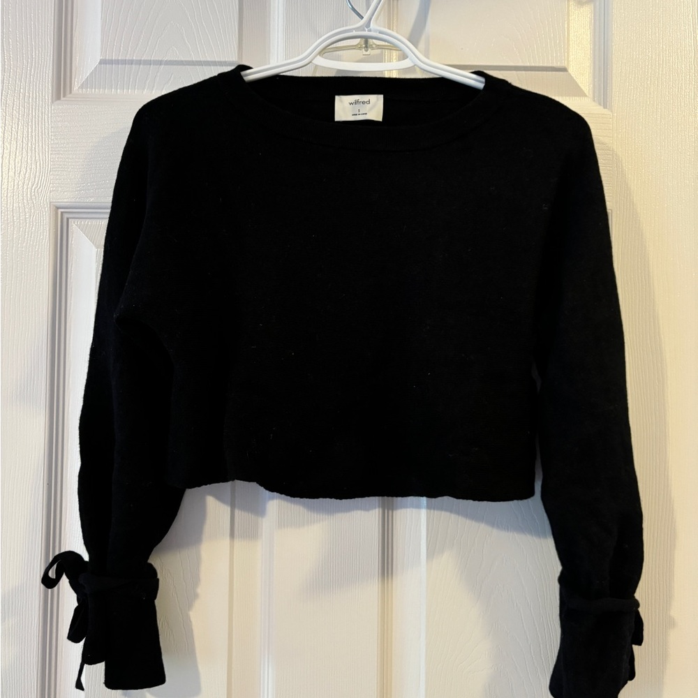 Wilfred wool black sweater